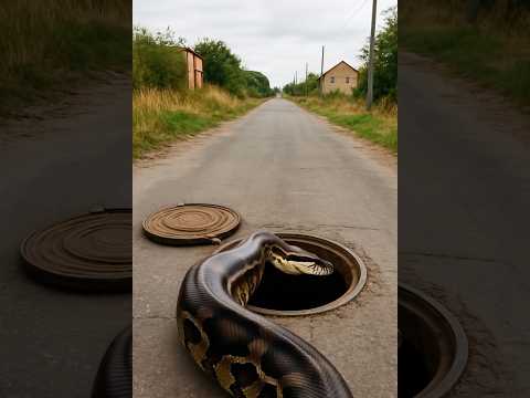People save kittens from python.  ニシキヘビから子猫を救う人々#usa #japan #germany