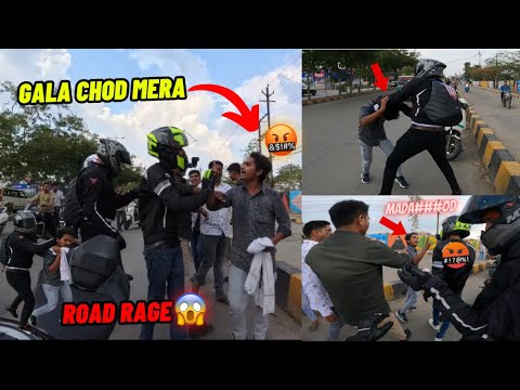 Extreme Road Rage with Idiot Rider 😱| Fight on Z900 and ZX10R🤬 | Chapri Boys 😡|