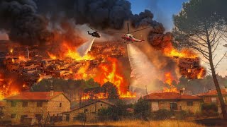 8 minutes ago in Spain! Scary Wildfires in Castile and León right now. Europe is shocked