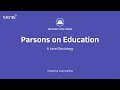 Understanding Talcott Parsons' Ideas on Education