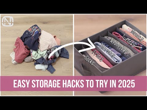 5 Simple STORAGE IDEAS to Organize Your Home