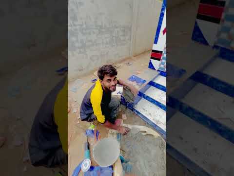 আলহামদুলিল্লাহ স্বপ্নের বাড়ির টাইলস লাগানো কমপ্লিট
