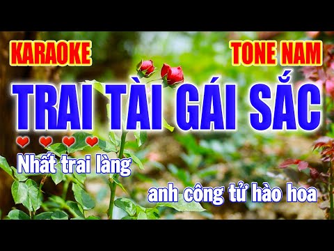 Trai Tài Gái Sắc Karaoke Tone Nam Nhạc Sống Đám Cưới Miền Tây | Làng Hoa