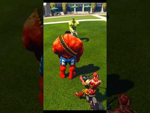 GTA -V Hulk ko pakad lia bhoot #shorts  #gta5 #gta #hulk #ironman #magnetgamer #funnyvideos