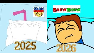 Aqua teen hunger force/@brewstew 2025-2026 heat waves music video: Tyler 🆚 @mastershake8950 