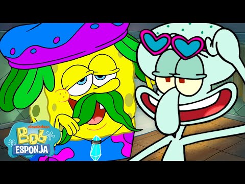 Bob Esponja despreocupado durante 50 minutos 😴 | Bob Esponja en Español