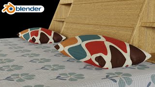 How To Make Pillow in Blender ।। Blender Cloth Simulation Pillow