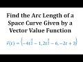 Arc Length of a Vector-Valued Function