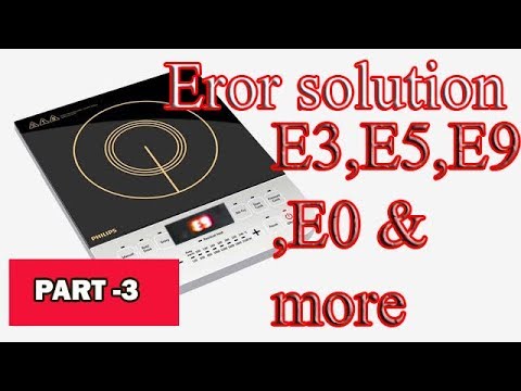 How to repair E9 error of Philips induction? # how to...