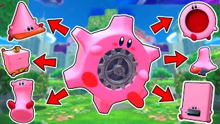 TODAS las TRANSFORMACIONES de Kirby La Tierra Olvidada y MUNDO ASTRAL