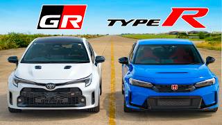 Toyota GR Corolla vs Honda Civic Type R: CORRIDA DE ARRANCADA