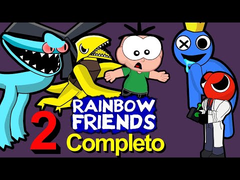 Cebolinha e Cascão em Rainbow Friends 2 Completo - ROBLOX