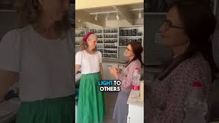 A woman who donates her proceeds of her business…