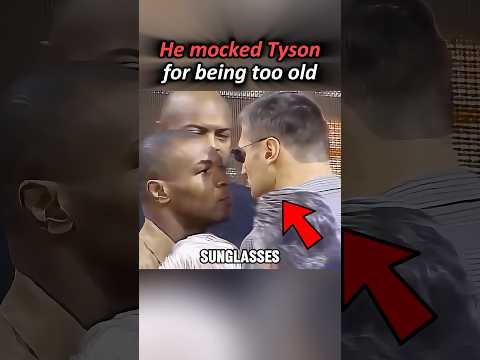 He already regrets mocking Tyson#boxing #tyson