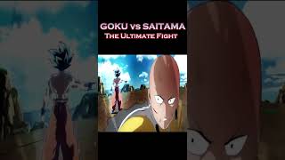 Goku is Too Strong for Saitama ?... #shorts #saitama #onepunchman #anime