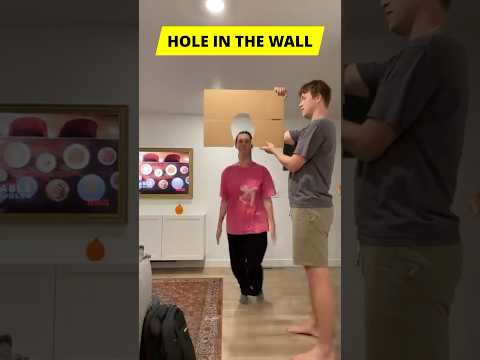 Hole in the wall (Cardboard) Challenge!