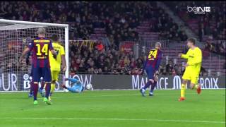 Barcelona - Villarreal Highlights HD CdR 11.02.2015
