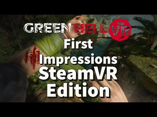 The Craziest VR Survival Game I have Ever Played - Green hell PC VR