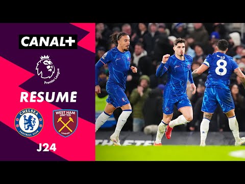 Résumé Chelsea / West Ham - Premier League 2024-25 (J24)