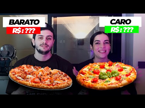 MAIS BARATO VS MAIS CARO! (PIZZA)