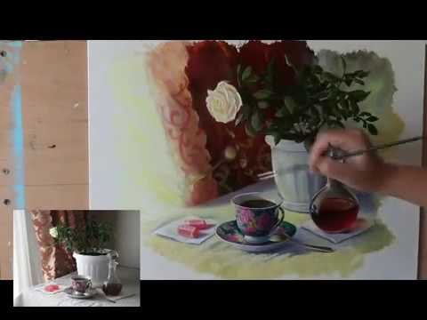 Как нарисовать графин карандашом?