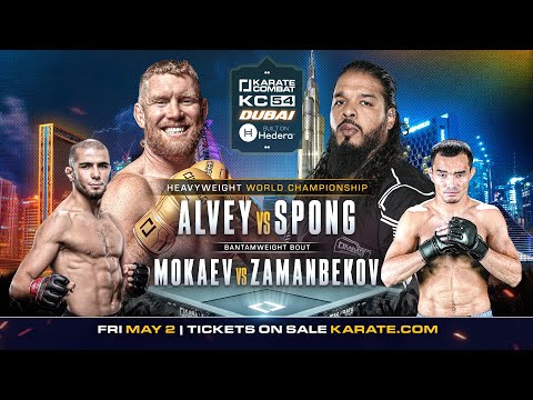 KARATE COMBAT 54 | LIVE | ALVEY vs SPONG