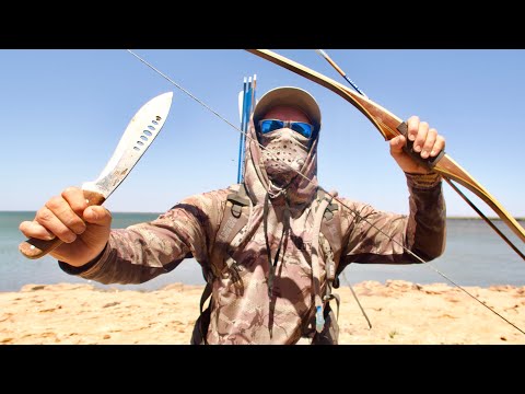 2 DAYS SOLO WITH BOW & ARROW - Catch and Cook - Wild outback Australia