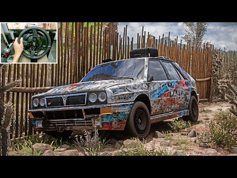 Rebuilding Lancia Delta Integrale Evo 540HP - Forza Horizon 5 | Thrustmaster T300RS gameplay