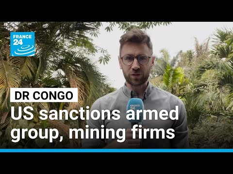 YouTube video thumbnail: DR Congo: US Sanctions Armed Group, Mining Firms