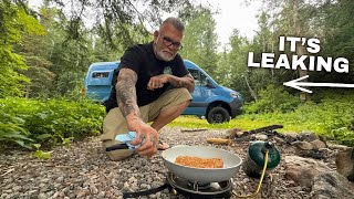 Water Dripping On My Bed. Van Life On The Massive Lake Superior