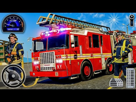 Juegos de Carros - Fire Truck City Rescue Simulator - Bomberos al Rescate en Camión