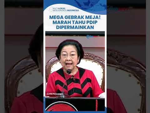 Megawati Gebrak Meja hingga Mencak-mencak Tahu PDIP Dipermainkan: Hukum Dijungkir Balikkan