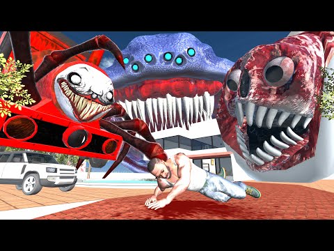 Franklin VS All Monsters In Indian Bikes Driving 3D