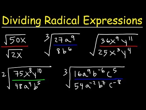 Dividing Radicals With Variables Worksheets, Jobs EcityWorks