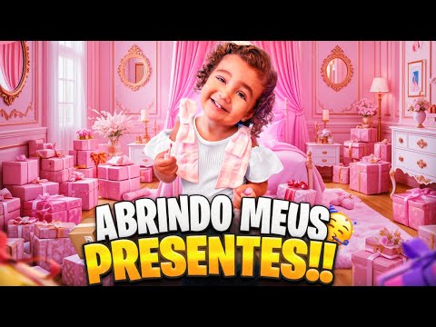 ABRINDO MEUS PRESENTES DE ANIVERSÁRIO JUNTO COM VOCÊS