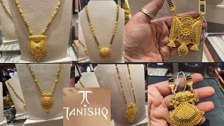 New 💫Trendy Design Long Gold Mangalsutra Designs From Tanishq 😍with wt and price|mangalsutra design