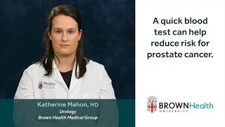 A quick blood test can help reduce risk for prostate cancer.