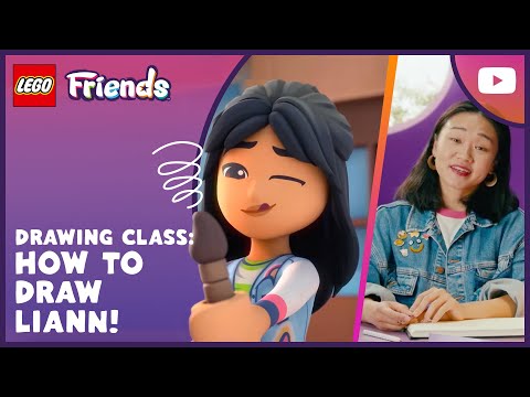 How to Draw Liann ✏️🎨 | LEGO Friends Drawing Class | EPISODE 1: Blobs