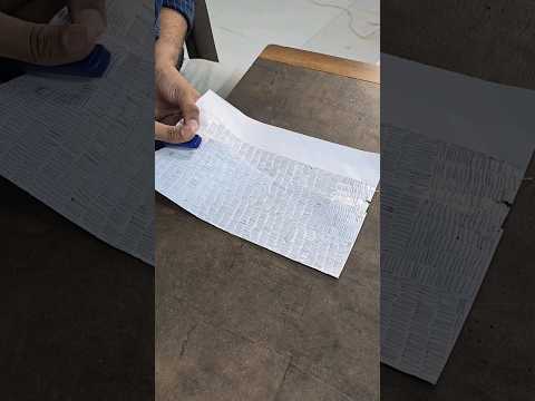 I filled A4 page with Staple Pins?