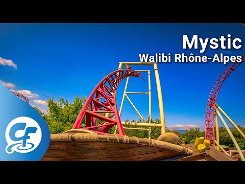 Mystic front seat on-ride 5K POV @60fps Walibi Rhône-Alpes Rhone-Alpes