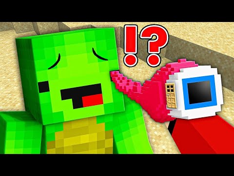 JJ Build SECRET BASE Inside a Mikey'S EYE in Minecraft Challenge - Maizen JJ Mikey