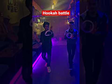 Hookah battle in hookah bar #shorts