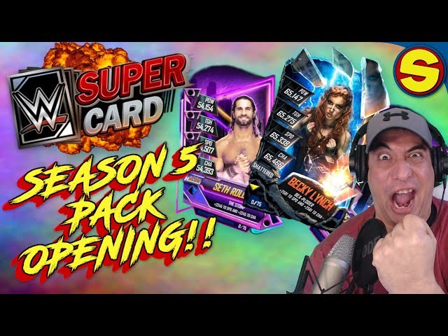 WWE SUPERCARD SEASON 5 PACK OPENING!