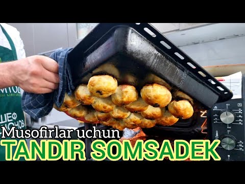 TANDIR SOMSA TAYYORLASH! САМСА В ДУХОВКЕ КАК В ТАНДЫРЕ