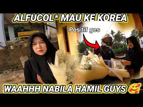 Adek NABILA H4MILL 😍, REAKSI DIA  BAKAL DI TINGGAL OM ALFUCOL* KE KOREA..? #alfusori #motovlog