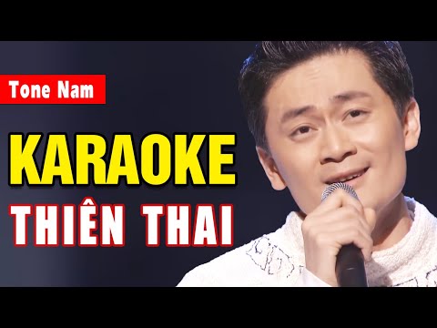 Karaoke Thiên Thai Tone Nam | Lâm Nhật Tiến | Asia Karaoke Beat Chuẩn