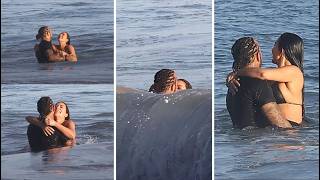 Kim Kardashian & Lewis Hamilton PDA Goes VIRAL, Beach Kiss EXPOSED