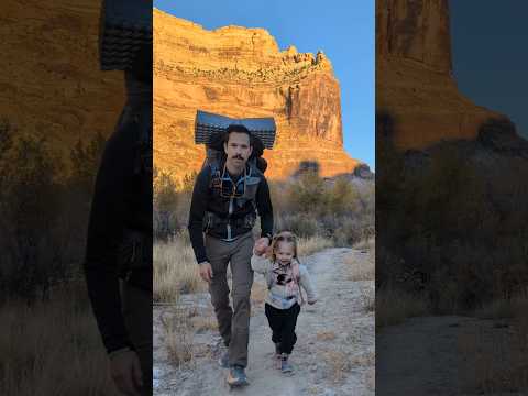 My tiniest, most enthusiastic, trail buddy!