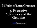 Exploring Possessive Adjectives and the Genitive Case