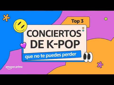 Top 3 conciertos de K-pop en Prime Video